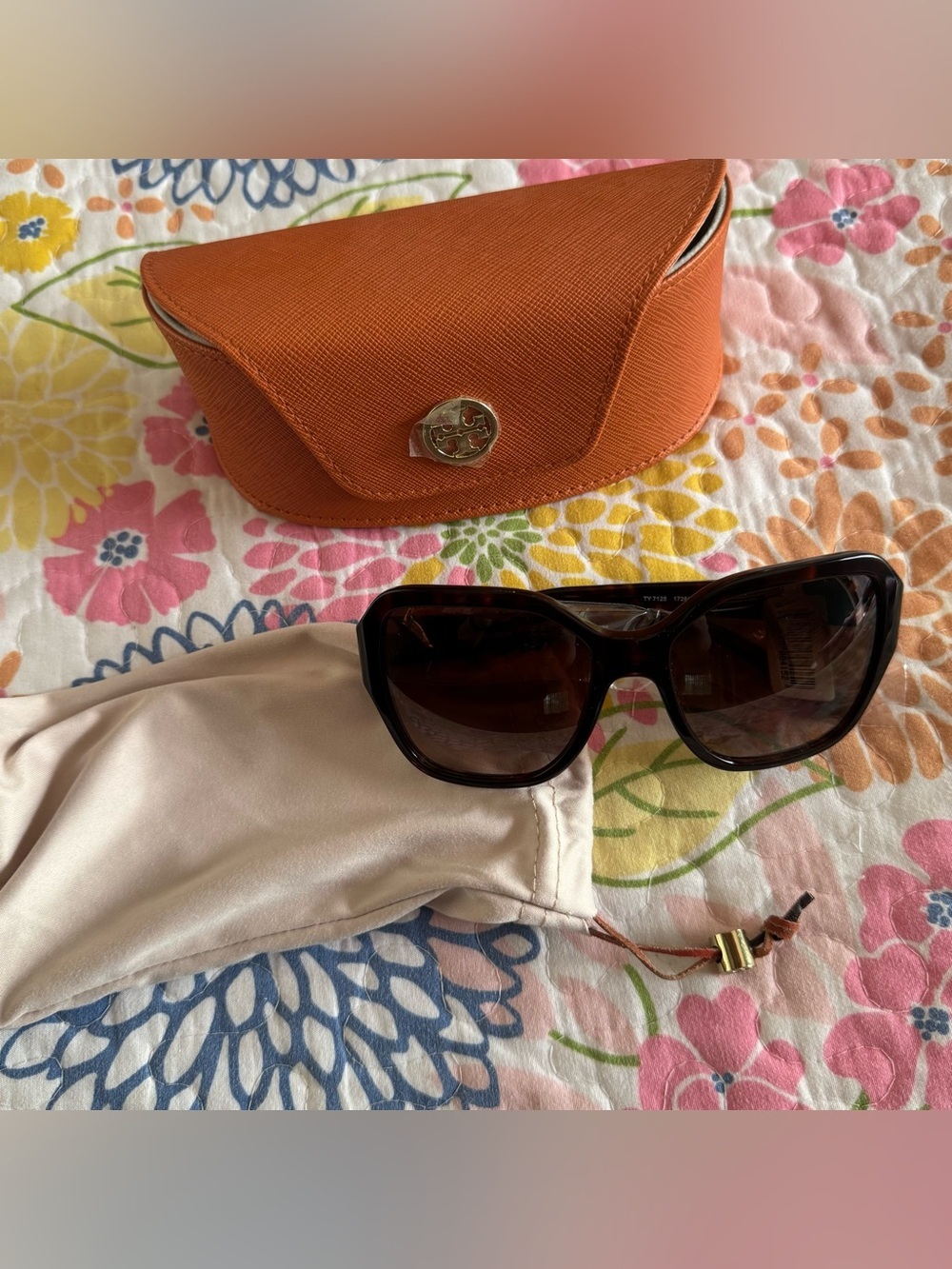 NWT womens Tory Burch tortoise sunglasses